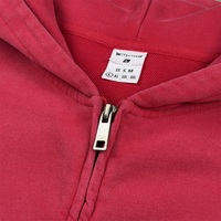 Sweat-shirt zippé décontracté pour homme, style américain, couleur unie, en coton, coupe ample, avec logo personnalisé, nouvelle collection hiver 2026