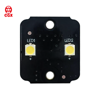 Carte LED à lumière blanche 3030, assemblage de diodes SMD LED PCBA, courant DC 3.3V 300mA, indicateur d'éclairage pour contrôle d'accès, petit appareil