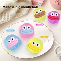 CHENXI Nouveau Design Jouet à Presser en Capsule de Maltose à Bords Ondulés Mochi Squishy 2 Pouces, Jouet en Capsule Distribuée par Distributeur Automatique pour Adolescents et Adultes