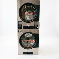 Laveuse et sécheuse automatiques robustes à monnayeur, machine à laver commerciale, appareil de blanchisserie en libre-service pour laverie publique