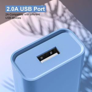 ที่ชาร์จสำหรับเดินทาง 2.4A USB 10W EU US Plug ใช้ได้กับโทรศัพท์แอปเปิล หัวเว่ย เสี่ยวหมี่ ออปโป้ดีไซน์มาการองสีสันสดใส - Product Image 5