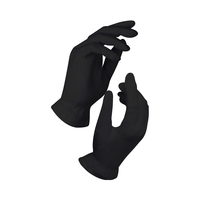 Gants en coton noir de haute qualité pour femmes Gants de sécurité anti-impact avec lotion de sommeil pour mains sèches