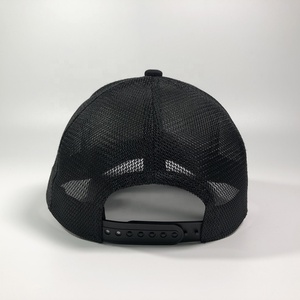 OEM Unisex struttura a 6 pannelli ricamato stelle nere interno Tag Mesh da corsa cappellini da Baseball in cotone personalizzano Gorras camionista - Product Image 3