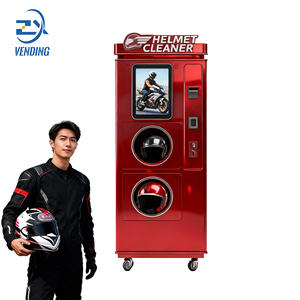 Machine à laver les casques Nouvelle conception Machine de nettoyage de casques de moto et de vélo Distributeur <span class=keywords><strong>automatique</strong></span> entièrement automatisé Écran tactile Haute capacité SDK - Product Image 1