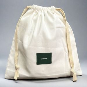 Personalized Cotton Draw <b>String</b> Gift <b>Bag</b> Custom Logo Size Soft Cotton Canvas Jewelry Pouch Organic Muslin Pouch <b>Bag</b> - Product Image 1