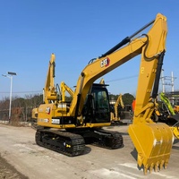 Excavatrice sur chenilles CAT 313D2GC de 13 tonnes d'occasion Caterpillar pour travaux de terrassement