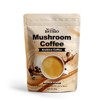 BSTBIO OEM Marque Privée Café aux Champignons Crinière de Lion, Ashwagandha et Huile MCT 180g/Sachet