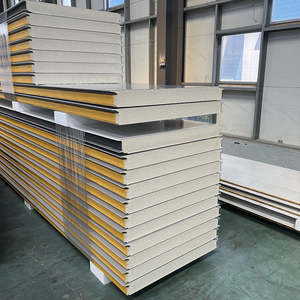 Murs préfabriqués Murs et toit en polystyrène isolés PU/PIR avec panneau sandwich en <span class=keywords><strong>polyuréthane</strong></span> 100mm pour stockage à froid - Product Image 2