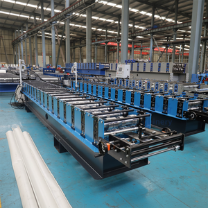 Hoja de techo de costura de pie Máquina de perfil de techo anterior de revestimiento de acero sin costura profesional completamente automática - Product Image 1