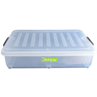 Contenedor de almacenamiento apilable Eurobox para debajo de la cama