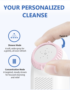 Mini Bidet Elettrico Portatile Pieghevole in ABS, Spruzzatore da Viaggio per Bagno Esterno, Ricaricabile, Impermeabile IPX7, Ecologico - Product Image 3
