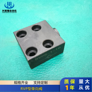 Vanne unidirectionnelle de type RVP, modèles RVP6-10, RVP8-10, RVP10-10, RVP12-10, type plaque, pour huile hydraulique haute pression et applications métallurgiques - Product Image 4