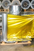 Rouleaux de film doré en nylon BOPA haute résistance personnalisés pour ballons de fête durables et longue durée de flottement
