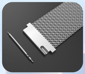 สายนาฬิกาแบบปลดเร็ว แม่เหล็ก Milanese Loop สำหรับนาฬิกาขนาด 18 มม. 20 มม. 22 มม. สายสแตนเลสสตีล พร้อมตัวล็อคแบบซ่อน - Product Image 4