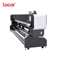 Imprimante grand format éco-solvant Locor Deluxejet3204 Plus 4 têtes I3200-E1 3,2 m (10 pieds) pour bannières en vinyle extérieur