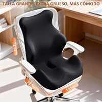 Coussin de soutien lombaire ergonomique en mousse à mémoire de forme, essentiel pour les sièges de bureau, coussin de chaise améliorant la posture des hanches, dossier tout-en-un