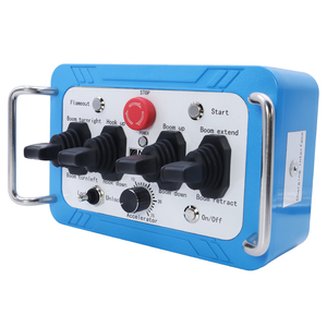 Anti-dépoussiérage 4 leviers Vannes de commande directionnelle proportionnelle Joystick hydraulique Télécommande radio industrielle - Product Image 5