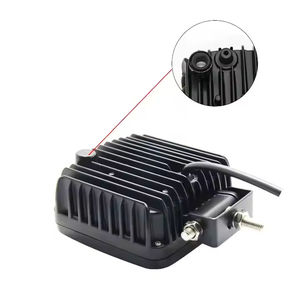 Superventas 4 pulgadas 40W Square Wrangler Aperture Work Light 6000K Luces de conducción blancas Vista de Campo Amplio Luz antiniebla de 7 pulgadas Nuevo - Product Image 5