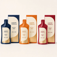 Complément Probiotique Liquide Sans Sucre Akkermansia avec Extrait d'Orange et Plantes pour le Soutien Digestif et Intestinal des Enfants, Personnalisé GMP