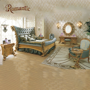 Juego de Muebles de Dormitorio Clásicos Reales de Oriente Medio, Estilo de Diseñador Turco, Cama de Lujo, Tocador, Armario, Personalizado - Product Image 1