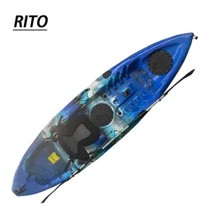 272厘米塑料CE制造商malibu SOT paddle mini de pesca钓鱼者单人钓鱼皮划艇价格便宜