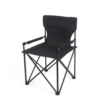Chaise de camping de pique-nique légère, chaise pliante confortable avec table latérale réglable