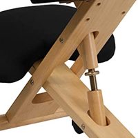 Chaise à genoux ergonomique réglable en bois, siège avec roulettes, pour la maison et le bureau, angle de Posture, 2022