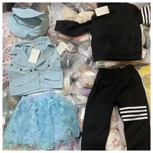 Abbigliamento Estivo Casual Usato Misto per Ragazze, Spedizione Casuale di Set in Cotone con Stampe Cartoon per Bambini - Product Image 6