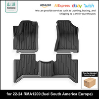 Tapis de sol en TPE sur mesure pour Dodge RAM1200 / Landtrek / Titano / Kaicheng F70 2022-2024, tapis de sol intérieurs pour camion toutes saisons