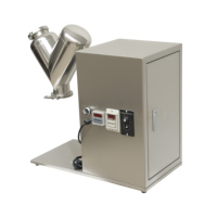 Petit mélangeur de poudre en forme de V pour usage en laboratoire, équipement de mélange vertical de particules, équipement de mélange de type V, machine de mélange de poudre