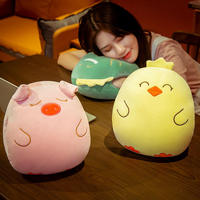 Petit Super Mignon Kawaii Peluches Dessin Animé Animal Licorne Dinosaure En Peluche En Peluche Confortable Doux Lit De Couchage Jouet Oreiller En Peluche
