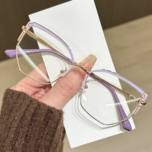 Quá Khổ Thoải Mái Kim Loại Khung Quang Học Unisex Dày Kim Loại Khung Quang Học Nhà Máy Outlet Tuyệt Vời Kim Loại Khung Quang Học - Product Image 2