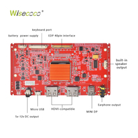 Wisecoco Layar LCD IPS 4k UHD 12,5 Inci Resolusi 3840x2160 Papan Driver EDP Layar LCD Printer 3D Tanpa Lampu Latar