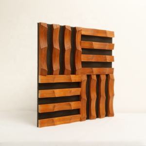 MUMU 3D Art Decor partizione camera da letto di alta qualità nuovo materiale interno in legno altre tavole pannello di rivestimento della parete - Product Image 6