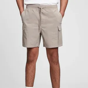 Шорты-карго мужские с логотипом на заказ, брезентовые Бермуды, Повседневная Уличная одежда, штаны-карго на заказ