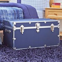 Coffre de rangement personnalisé de grande taille, coffre pour étudiants de niveau universitaire, coffre à pieds verrouillable, grande capacité, rangement à domicile avec roulettes