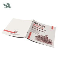 Brochure personnalisée recto-verso A5 A6 en papier couché écologique avec couverture rigide, impression de logo, pour menu, dépliant, livret d'instructions