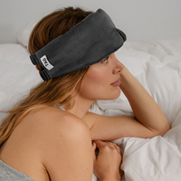 100% Masque pour les yeux de voyage en soie pure Masque de sommeil réutilisable de luxe avec logo doux et confortable avec caractéristiques de sommeil