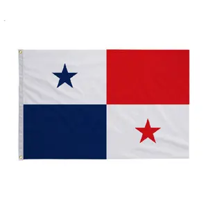 Yiwu Hannuo Verkauf von großen Siebdruck 3 * 5ft Panama Wahl flagge für Aktivitäten Party Dekorieren