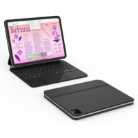 Casing Keyboard Ajaib Ultra Tipis Beelan New Smart Wireless Magnetic Touchpad RGB Backlit USB-C untuk iPad Pro 11 iPad Air