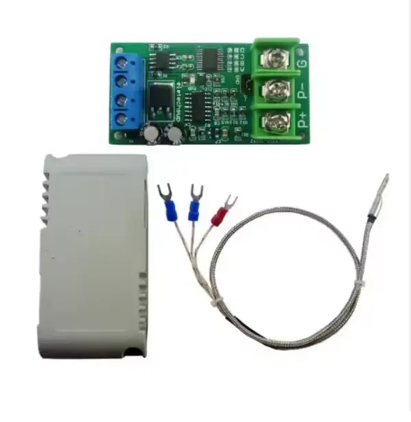 PT100 platin termistör RTD termokupl sıcaklık sensör verici RS485 MODUBS RTU modülü