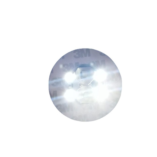White LED Flashing Christmas Light-Up Sticker 2xCR1220 Battery for Cup/Bottle Fast/Slow Flash Steady Light Holiday Decoration