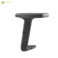 Accoudoir 2D/3D/4D de haute qualité pour chaises de bureau en maille Accessoires réglables en plastique et PU pour salle à manger, salon et école