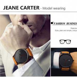 OEM ODM Vente Chaude Ensemble de 2 montres-bracelets à quartz pour femme, boîtier en alliage, cadran en verre, mouvement Hangzhou, bracelet en cuir tendance, non étanche - Product Image 4