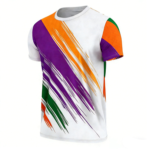 เสื้อยืดแขนสั้นสำหรับออกกำลังกายแบบสวมใส่สบาย ระบายอากาศได้ดี ซับเหงื่อ แห้งเร็ว น้ำหนัก 100 กรัม ผ้าสแปนเด็กซ์ ยืดหยุ่นได้ เหมาะสำหรับวิ่งและเล่นกีฬา - Product Image 3