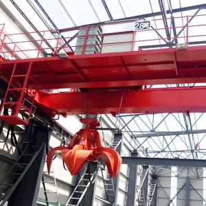 30ton Heavy Duty pont roulant Double poutre pont grue grappins seaux pont grue - Product Image 3