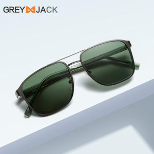 Lunettes de soleil polarisées ultralégères Greyjack pour hommes, monture en métal de 58 mm, lunettes de conduite UV400 - Product Image 4