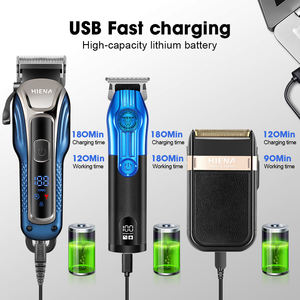 Cortadora <span class=keywords><strong>de</strong></span> <span class=keywords><strong>Pelo</strong></span> HIENA <span class=keywords><strong>para</strong></span> Hombre con <span class=keywords><strong>Cargador</strong></span>, Kit <span class=keywords><strong>de</strong></span> Recortadora <span class=keywords><strong>de</strong></span> Barba con Cuchilla en T, Máquina Profesional <span class=keywords><strong>para</strong></span> <span class=keywords><strong>Cortar</strong></span> el Cabello <span class=keywords><strong>para</strong></span> Barberos - Product Image 5