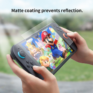 Protector de pantalla de película de vidrio <span class=keywords><strong>templado</strong></span> antiarañazos de dureza 9H al por mayor para Nintendo <span class=keywords><strong>Switch</strong></span> 2OLED <span class=keywords><strong>Switch</strong></span> Lite NS2 NS dispositivo de juego - Product Image 4