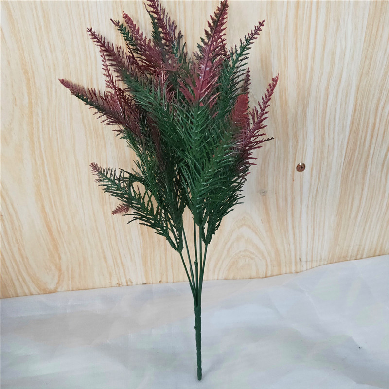 5 fork double layer leaf coffee green